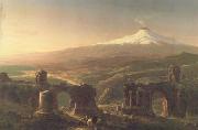 Thomas Cole Mount Etna from Taormina (mk13) oil painting on canvas